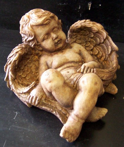 M042 Winged Cherub 11 in. x 11 in..JPG