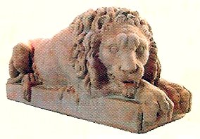 L206 Lion of Canova Crouching (sm) 4x10 in..jpg