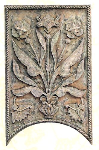 X005 Art Deco Floral Plaque 26x15 in..jpg